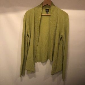 Lime Eileen Fisher cardigan